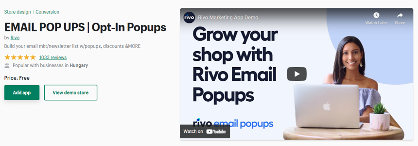 emailpopups app